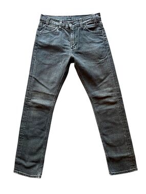 Women's Levi's 505™C Denim Jeans 2016 Orange Tab Black Straight Slim W26